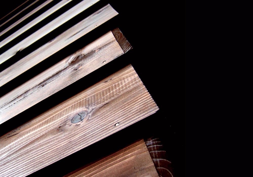 杉板　下見張り